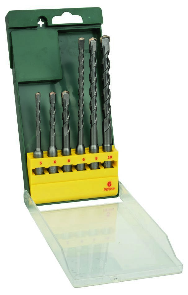 Bosch Groen Accessoires 2607019447 SDS-Plus Hamerborenset 6-delig
