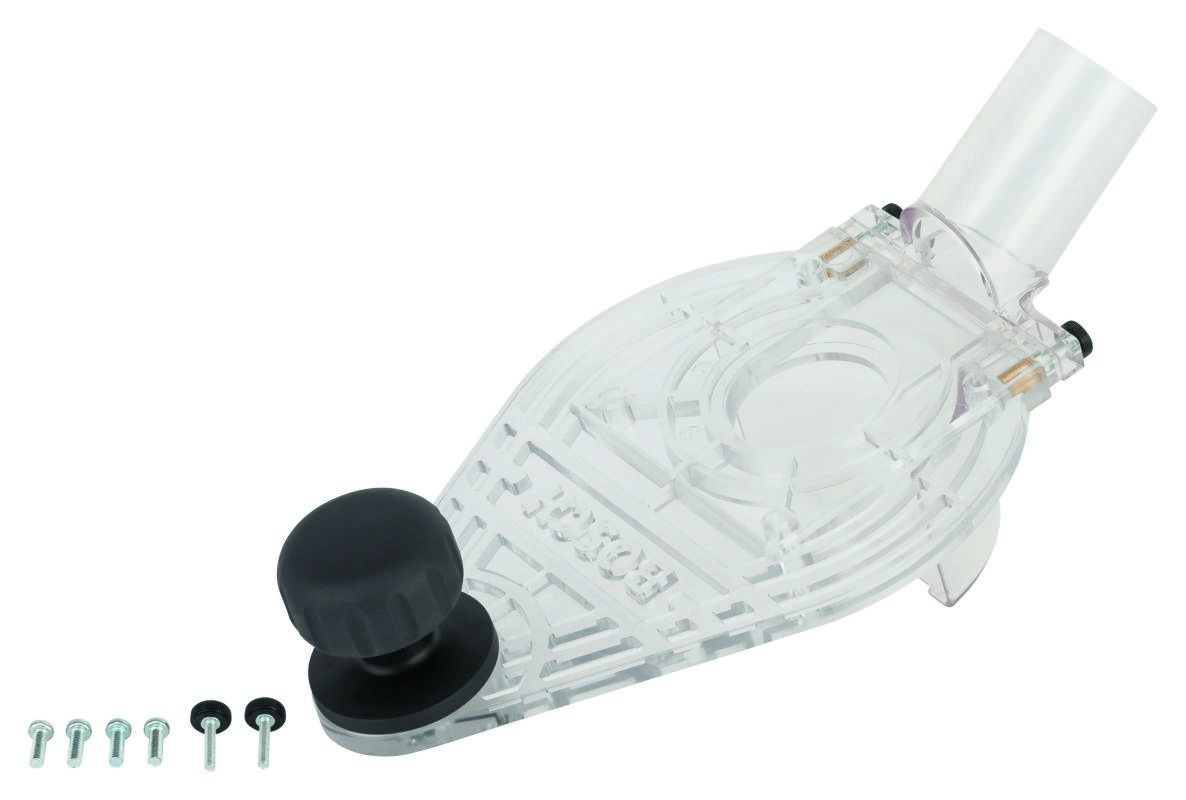 Bosch Blauw Accessoires 2608000335 Voetplaat met handgreep en afzuiging GKF600