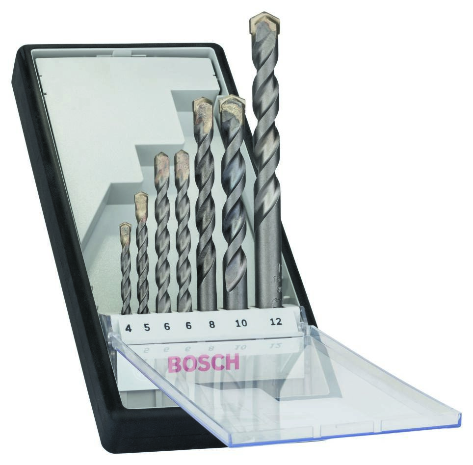 Bosch Blauw Accessoires 2607010545 7-delige Robust Line betonborenset CYL-3 4, 5, 6, 8, 10, 12 mm