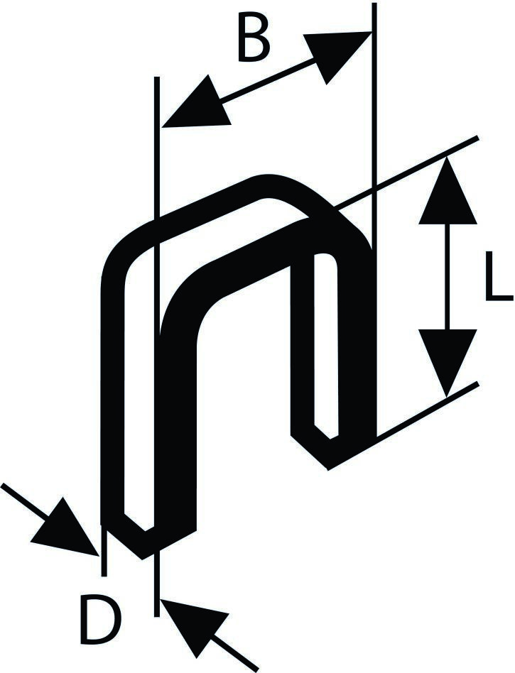 Bosch Blauw Accessoires 2608200705 TK40 40G Nieten 40 mm 5000 stuks