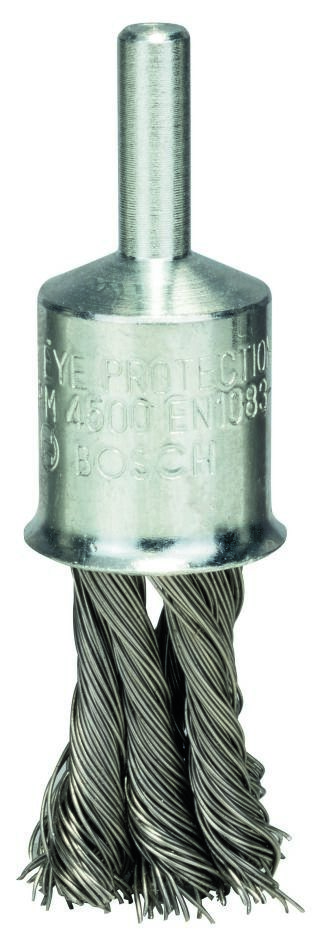 Bosch Blauw Accessoires 2608622129 Penseelborstel 19 mm gevlochten 6 mm schacht Roestvrij