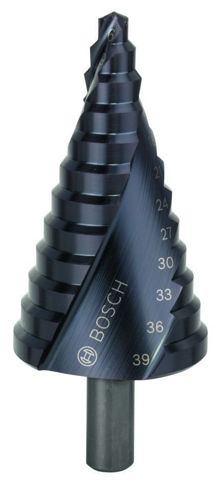 Bosch Blauw Accessoires 2608588068 Trappenboor HSS-AlTiN 6-39 mm 3-vlakkenschacht