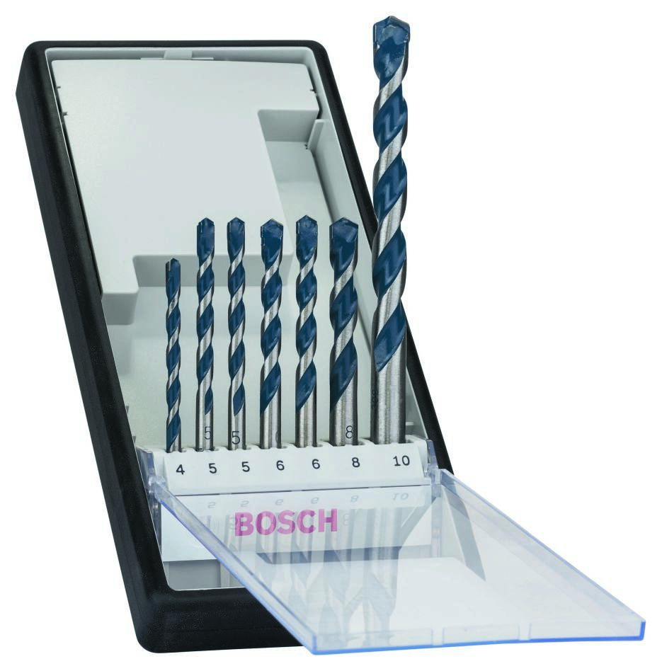 Bosch Blauw Accessoires 2608588167 7-delige Robust Line betonborenset CYL-5 4, 5, 6, 8, 10 mm