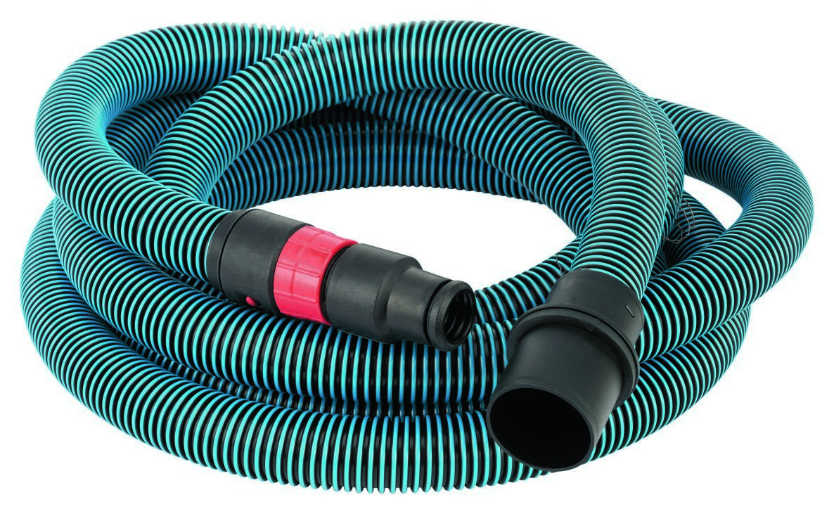 Bosch Blauw Accessoires 2608000566 Stofzuigerslang 35 mm x 5.0 mtr + bajonetsluiting + gereedschapsmof Antistatisch GAS35/GAS55