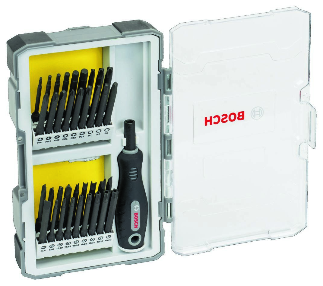 Bosch Blauw Accessoires 2607017320 37-delige 75mm Bitset - te gebruiken als handschroevendraaier