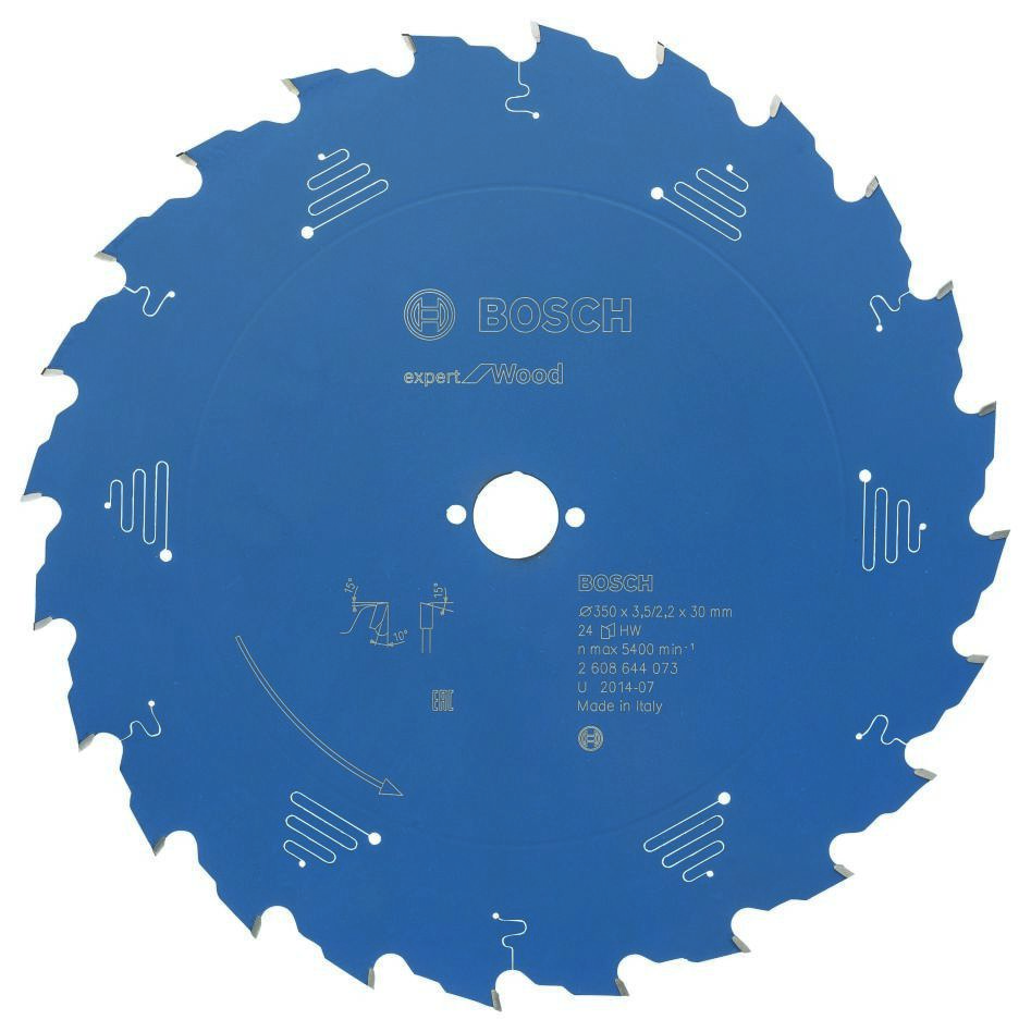Bosch Blauw Accessoires 2608644073 Carbide Cirkelzaagblad Expert for Wood 350 x 30 x 24T