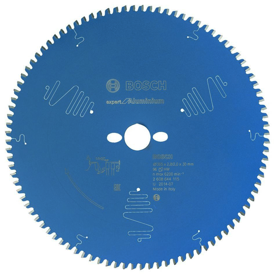 Bosch Blauw Accessoires 2608644115 Carbide Cirkelzaagblad Expert for Aluminium 305 x 30 x 96T