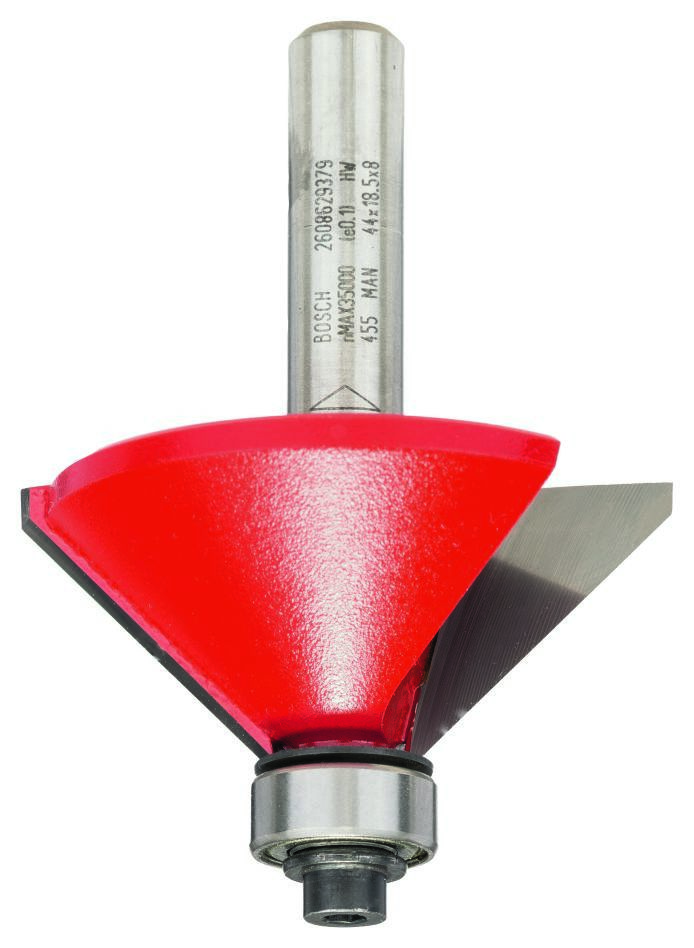 Bosch Blauw Accessoires 2608629379 Expert for Wood fasefrees, 8 mm, D 44 mm, L 18,5 mm, G 61 mm 8 mm, D 44 mm, L 18,5 mm, G 61 mm