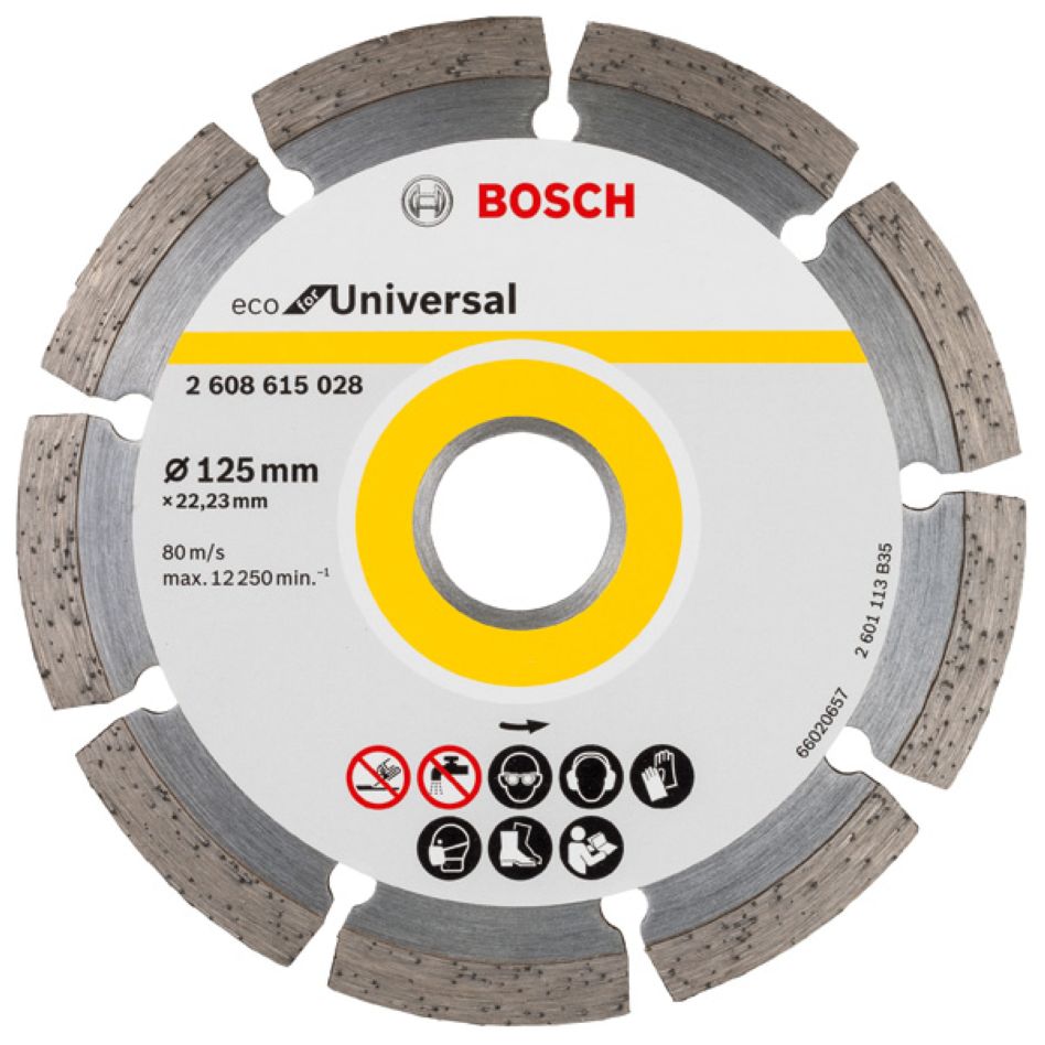 Bosch Blauw Accessoires 2608615028 Diamantschijf Universal Bosch Line 125x22,23x2x7