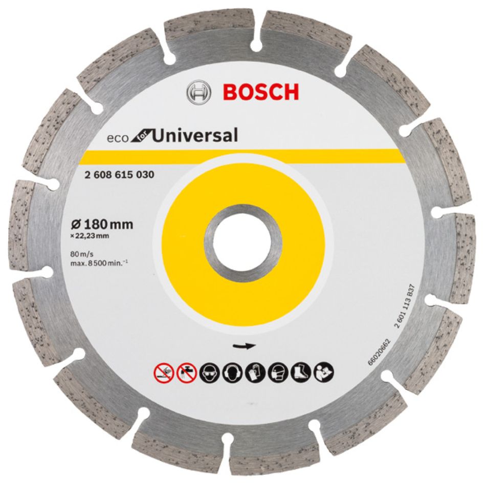 Bosch Blauw Accessoires 2608615030 Diamantschijf Universal Bosch Line 180x22,23x2,2x7