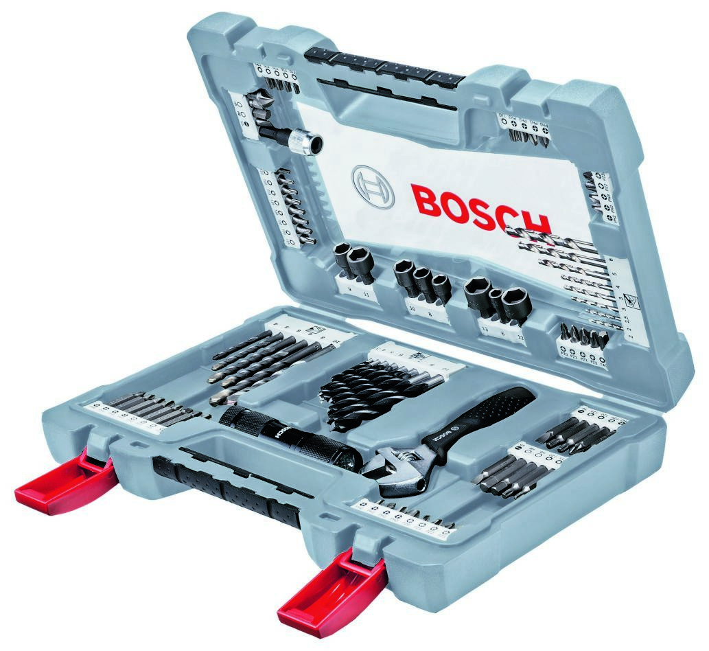 Bosch Blauw Accessoires 2608P00235 91-delige Premium V-Line Boren