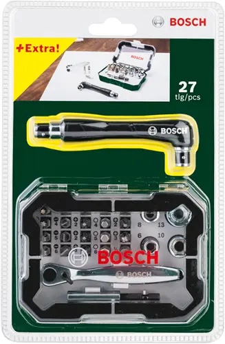 Bosch Blauw Accessoires 2607017392 Promoline 26-delige bit- en ratelset
