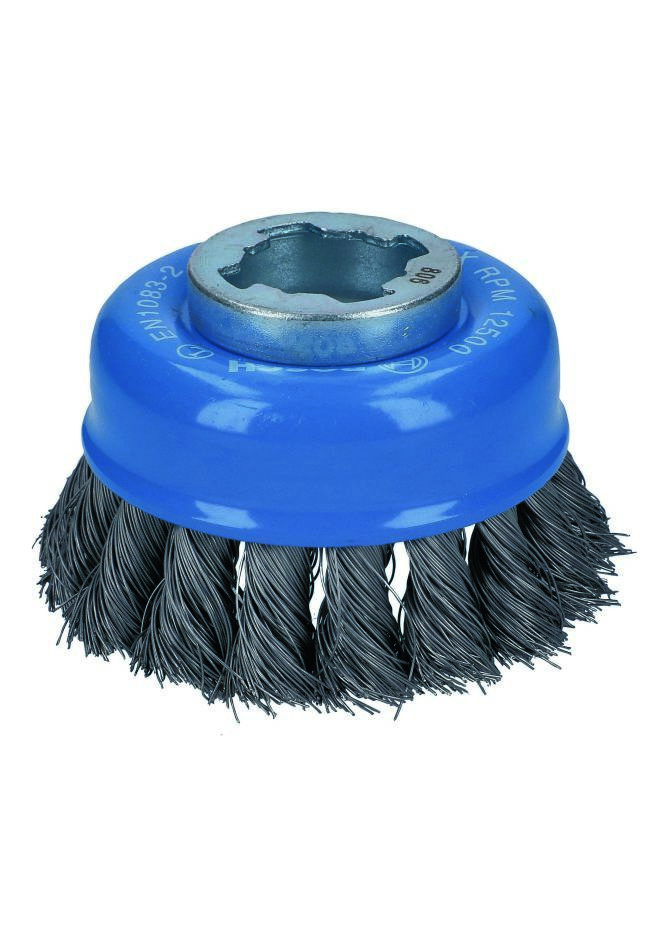 Bosch Blauw Accessoires 2608620726 X-LOCK Komborstel Heavy for Metal 75 mm getordeerde draad staal
