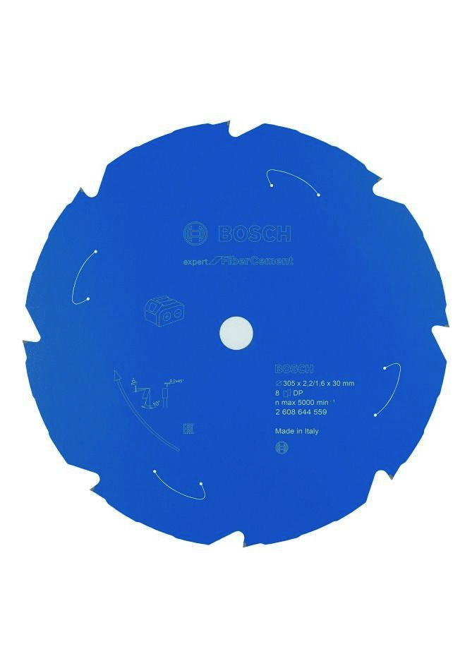 Bosch Blauw Accessoires 2608644559 Carbide Cirkelzaagblad Fibre Cement Expert voor accuzagen 305 x 30 x T8 2608644559