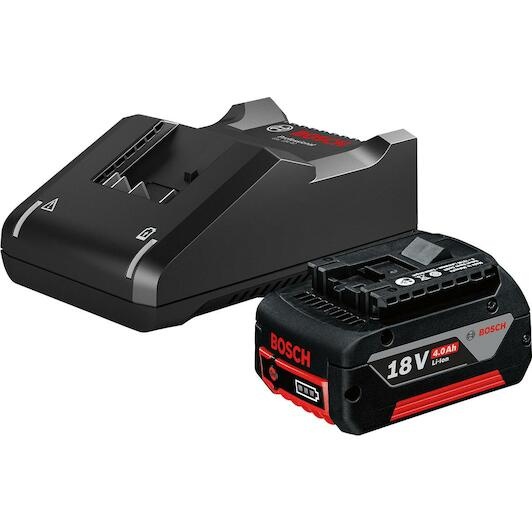 Bosch Blauw Accessoires 1600A01B9Y Accu Starterset GBA 18V 1x GBA 18V 4,0 Ah en lader GAL 18V-40