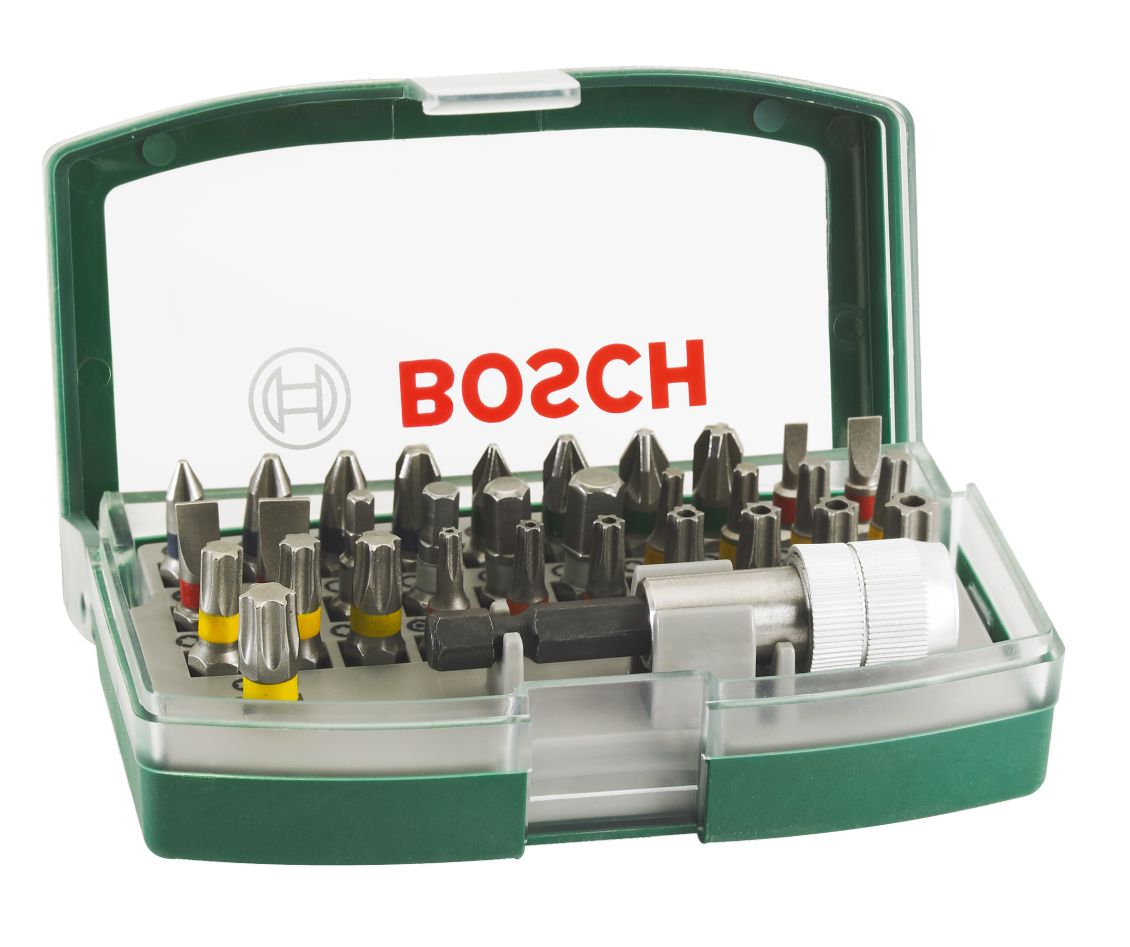 Bosch Blauw Accessoires 2607017560 Promoline 32-delige schroefbitset met kleurcodering