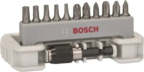 Bosch Blauw Accessoires 2607017578 Bitset en houder 11-delig
