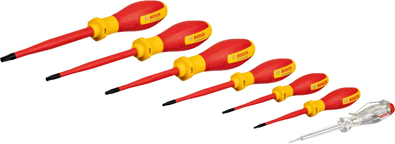 Bosch Blauw Accessoires 1600A02NF8 Schroevendraaierset Torx VDE 7-delig