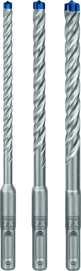 Bosch Blauw Accessoires 2608900196 Expert SDS plus-7X hamerboorset 6/8/10 mm 3-delig