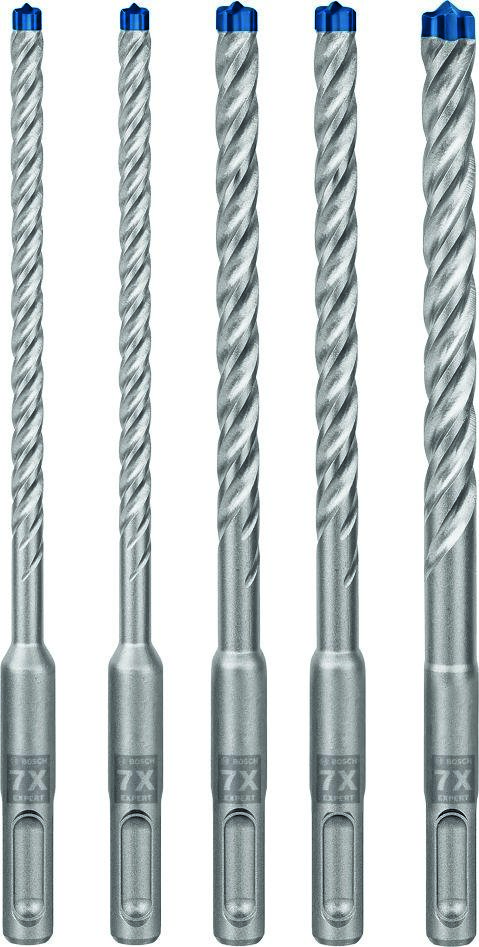 Bosch Blauw Accessoires 2608900198 Expert SDS plus-7X hamerboorset 6/6/8/8/10 mm 5-delig