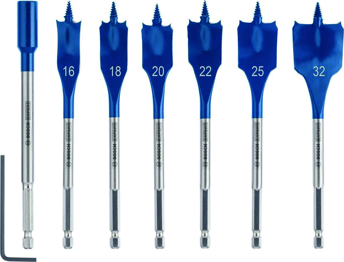 Bosch Blauw Accessoires 2608900334 Expert SelfCut Speed speedboorset 16/18/20/22/25/32 mm 7-delig