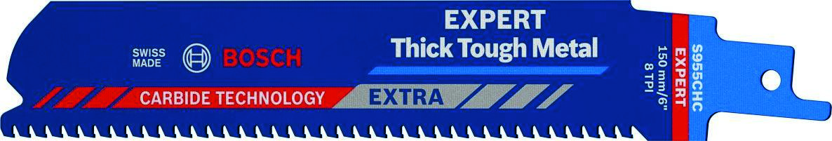 Bosch Blauw Accessoires 2608900367 Expert ‘Thick Tough Metal’ S 955 CHC reciprozaagblad 10-delig