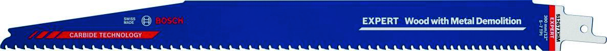 Bosch Blauw Accessoires 2608900402 Expert ‘Wood with Metal Demolition’ S 1267 XHM reciprozaagblad 10-delig