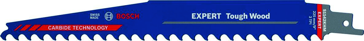 Bosch Blauw Accessoires 2608900404 Expert ‘Tough Wood’ S 1142 KHM reciprozaagblad 3-delig
