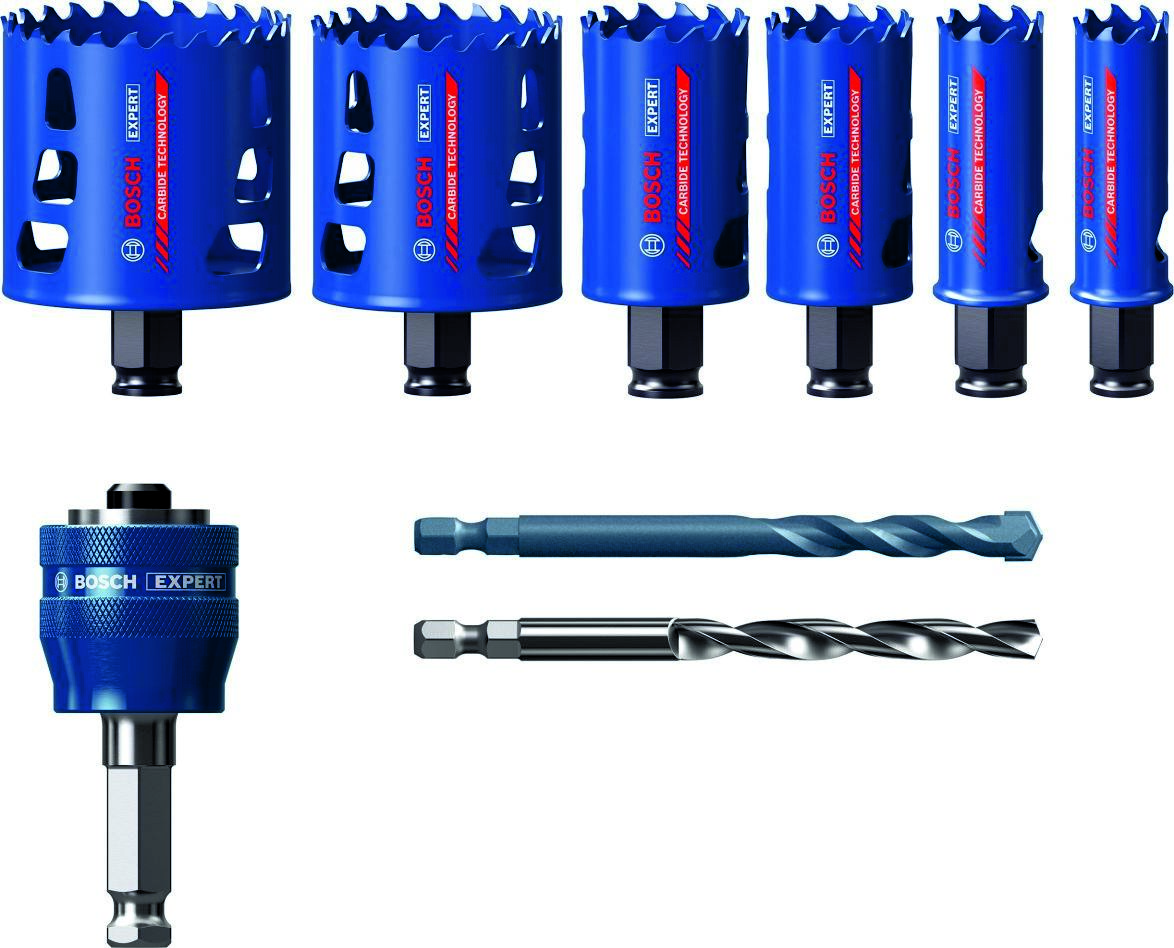 Bosch Blauw Accessoires 2608900445 Expert Tough Material gatzagenset 22/25/35/51/60/68 mm 9-delig