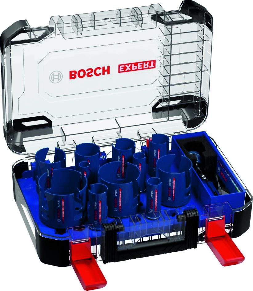 Bosch Blauw Accessoires 2608900489 Expert Construction Material gatzagenset 20/22/25/32/35/40/44/51/60/68/76 mm 15-delig