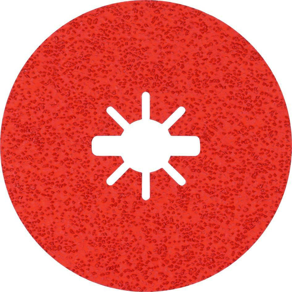 Bosch Blauw Accessoires 2608621824 Expert R782 X-LOCK keramische prisma-fiberschijf 125 mm, 22,23 mm, K36