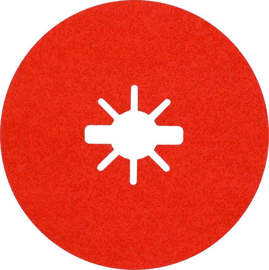 Bosch Blauw Accessoires 2608621825 Expert R782 X-LOCK keramische prisma-fiberschijf 125 mm, 22,23 mm, K60