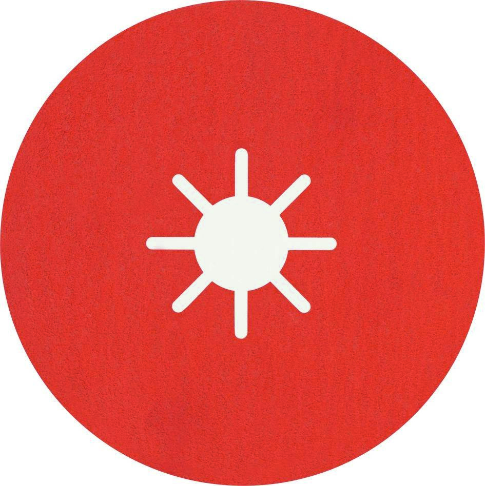 Bosch Blauw Accessoires 2608621831 Expert R782 keramische prisma-fiberschijf 180 mm, 22,23 mm K120