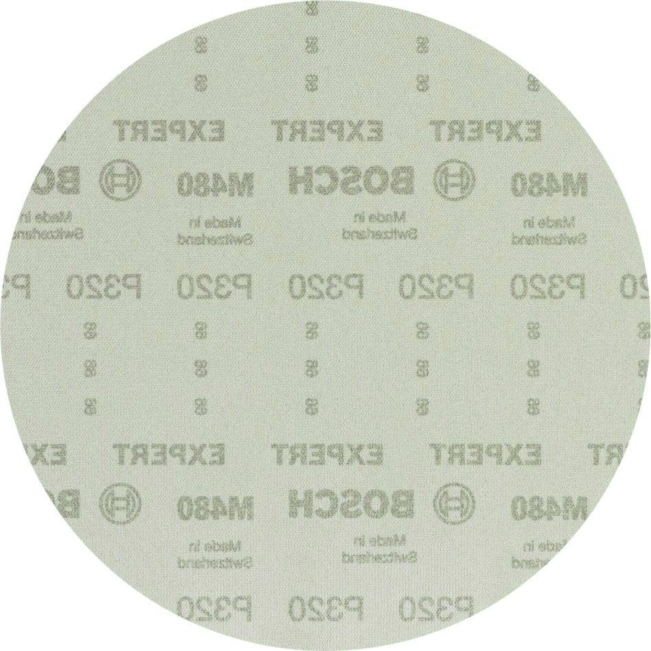 Bosch Blauw Accessoires 2608900714 Expert M480 schuurnet voor gipsplaatschuurmachines 225 mm, K320, 25 stuks
