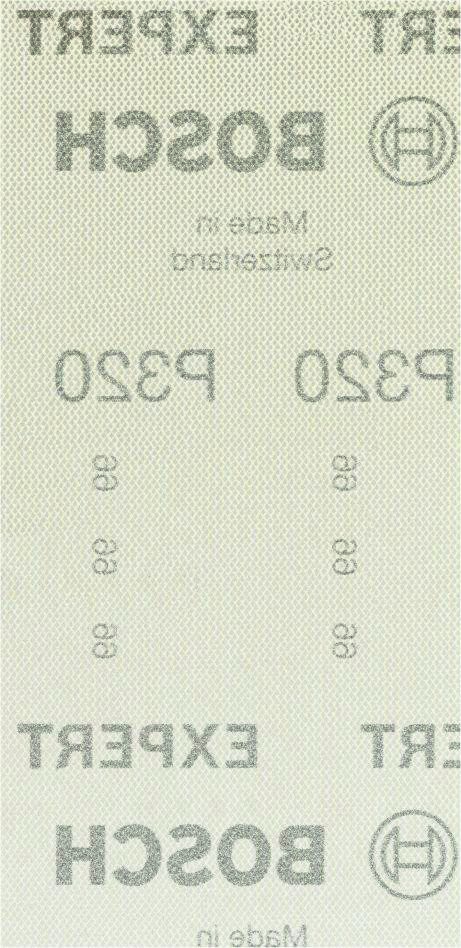 Bosch Blauw Accessoires 2608900759 Expert M480 schuurnet voor excenterschuurmachines 93 x 186 mm, K320, 50 stuks