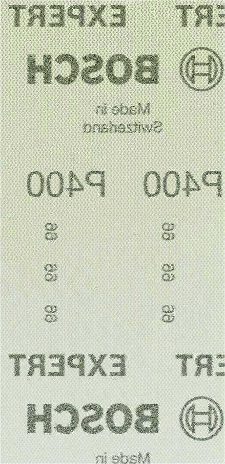 Bosch Blauw Accessoires 2608900760 Expert M480 schuurnet voor excenterschuurmachines 93 x 186 mm, K400, 50 stuks