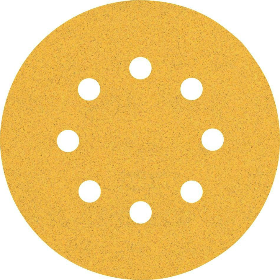 Bosch Blauw Accessoires 2608900806 Expert C470 schuurpapier met 8 gaten voor excenterschuurmachines 125 mm, K100 5 stuks