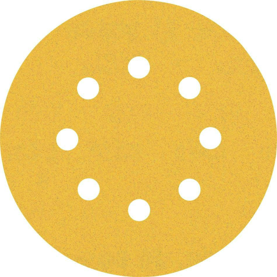 Bosch Blauw Accessoires 2608900807 Expert C470 schuurpapier met 8 gaten voor excenterschuurmachines 125 mm, K120 5 stuks