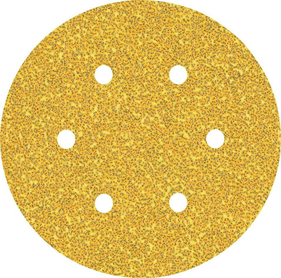 Bosch Blauw Accessoires 2608900813 Expert C470 schuurpapier met 6 gaten voor excenterschuurmachines 150 mm, K40 5 stuks