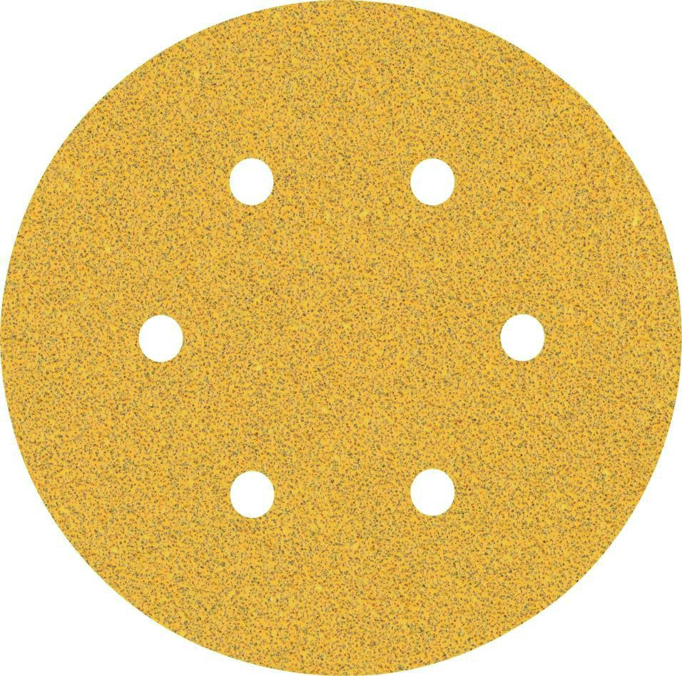 Bosch Blauw Accessoires 2608900814 Expert C470 schuurpapier met 6 gaten voor excenterschuurmachines 150 mm, K60 5 stuks
