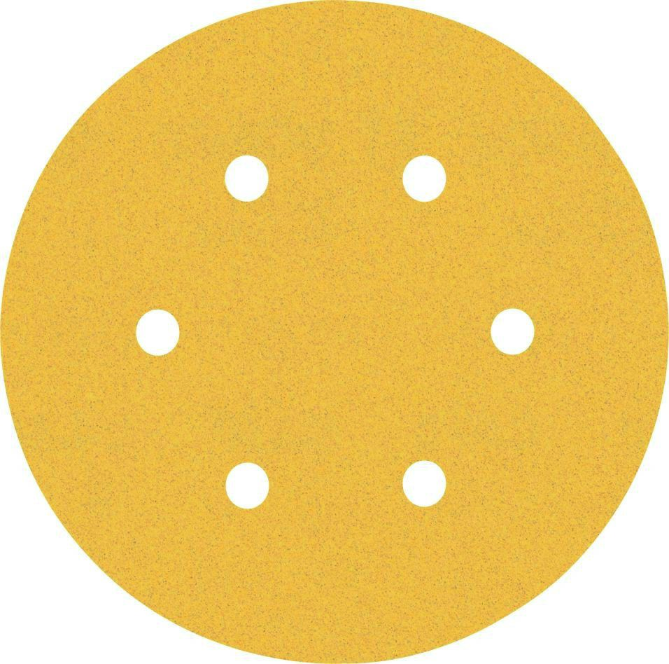 Bosch Blauw Accessoires 2608900817 Expert C470 schuurpapier met 6 gaten voor excenterschuurmachines 150 mm, K120 5 stuks
