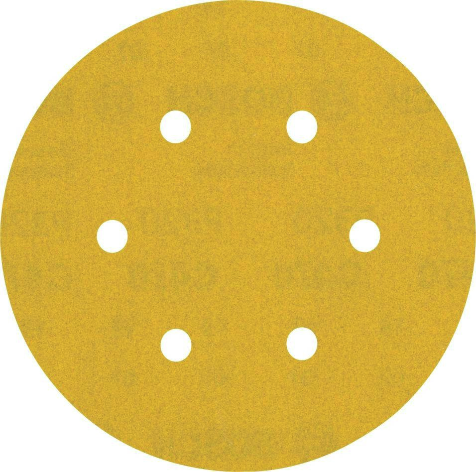 Bosch Blauw Accessoires 2608900820 Expert C470 schuurpapier met 6 gaten voor excenterschuurmachines 150 mm, K320 5 stuks