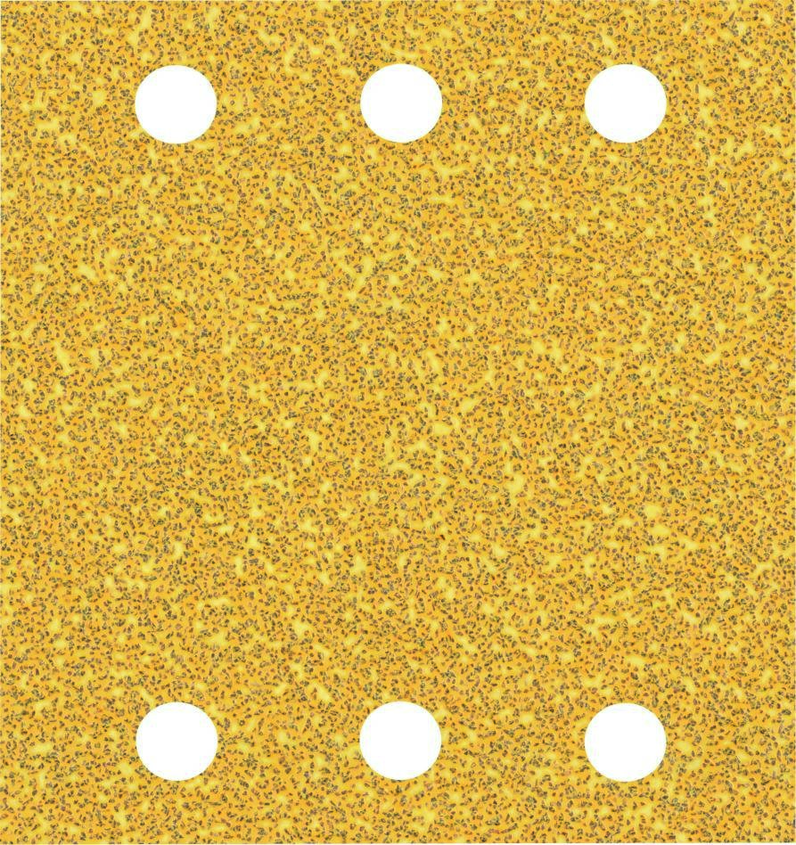 Bosch Blauw Accessoires 2608900890 Expert C470 Schuurpapier met 6 gaten 115 x 107 mm, K40 10 stuks