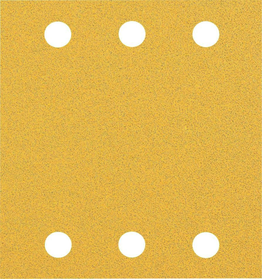 Bosch Blauw Accessoires 2608900892 Expert C470 Schuurpapier met 6 gaten 115 x 107 mm, K80 10 stuks