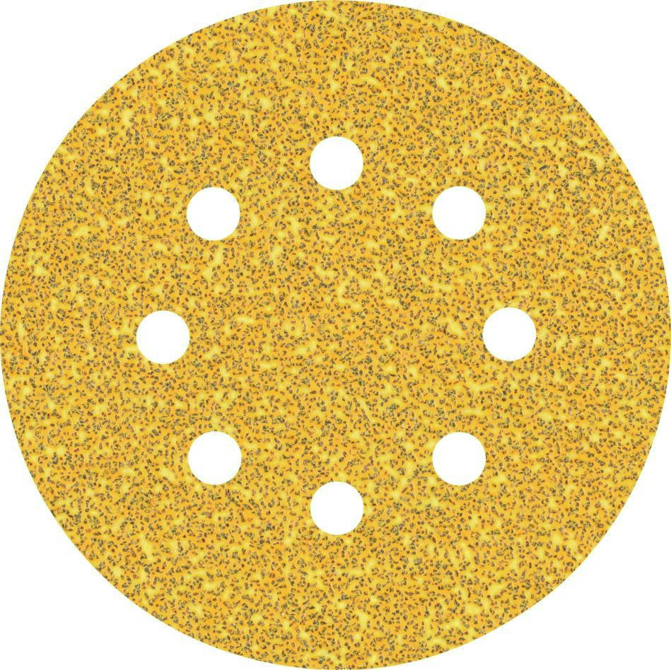 Bosch Blauw Accessoires 2608900908 Expert C470 schuurpapier met 8 gaten voor excenterschuurmachines 125 mm, K40 50 stuks