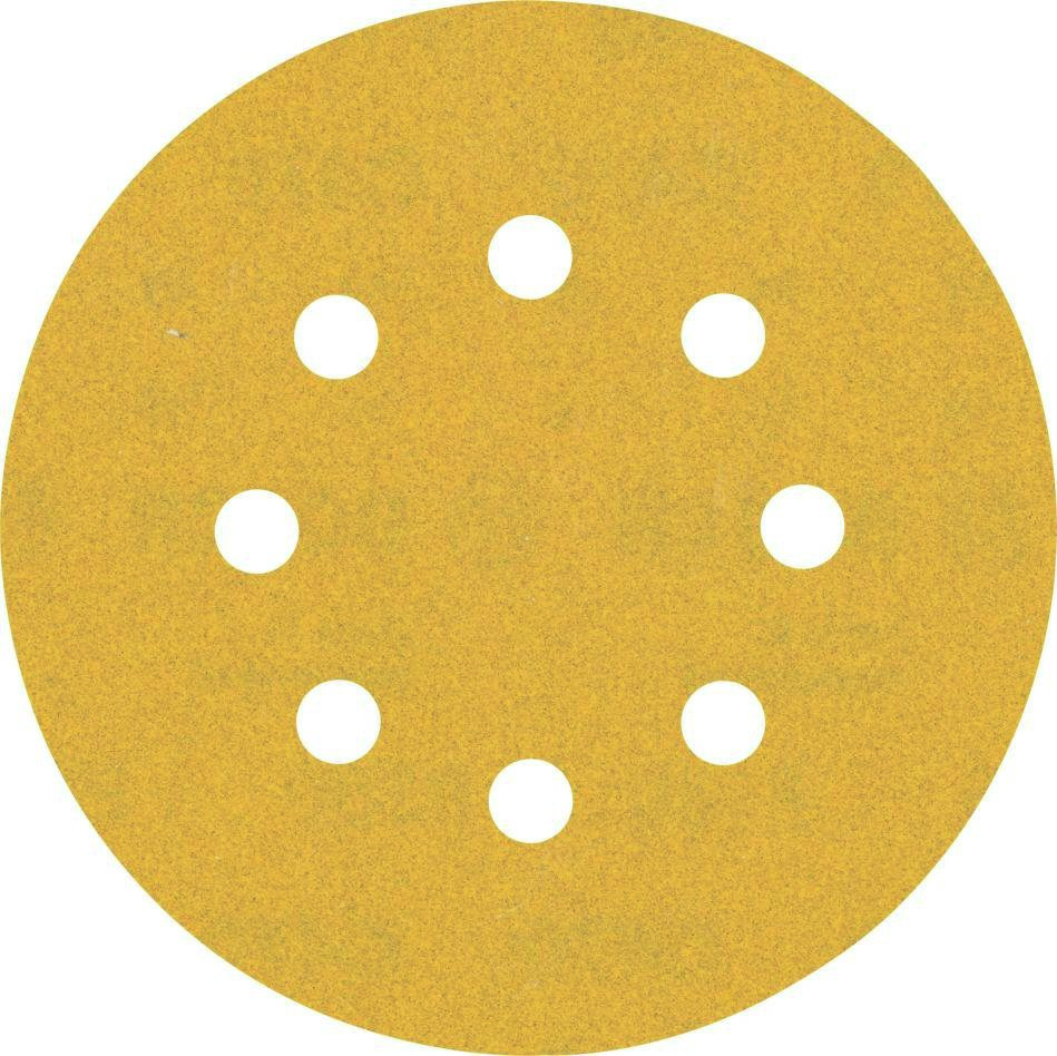 Bosch Blauw Accessoires 2608900913 Expert C470 schuurpapier met 8 gaten voor excenterschuurmachines 125 mm, K180 50 stuks