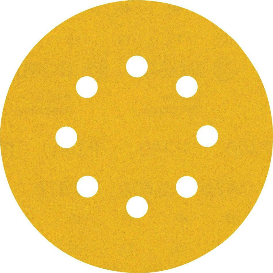 Bosch Blauw Accessoires 2608900914 Expert C470 schuurpapier met 8 gaten voor excenterschuurmachines 125 mm, K240 50 stuks