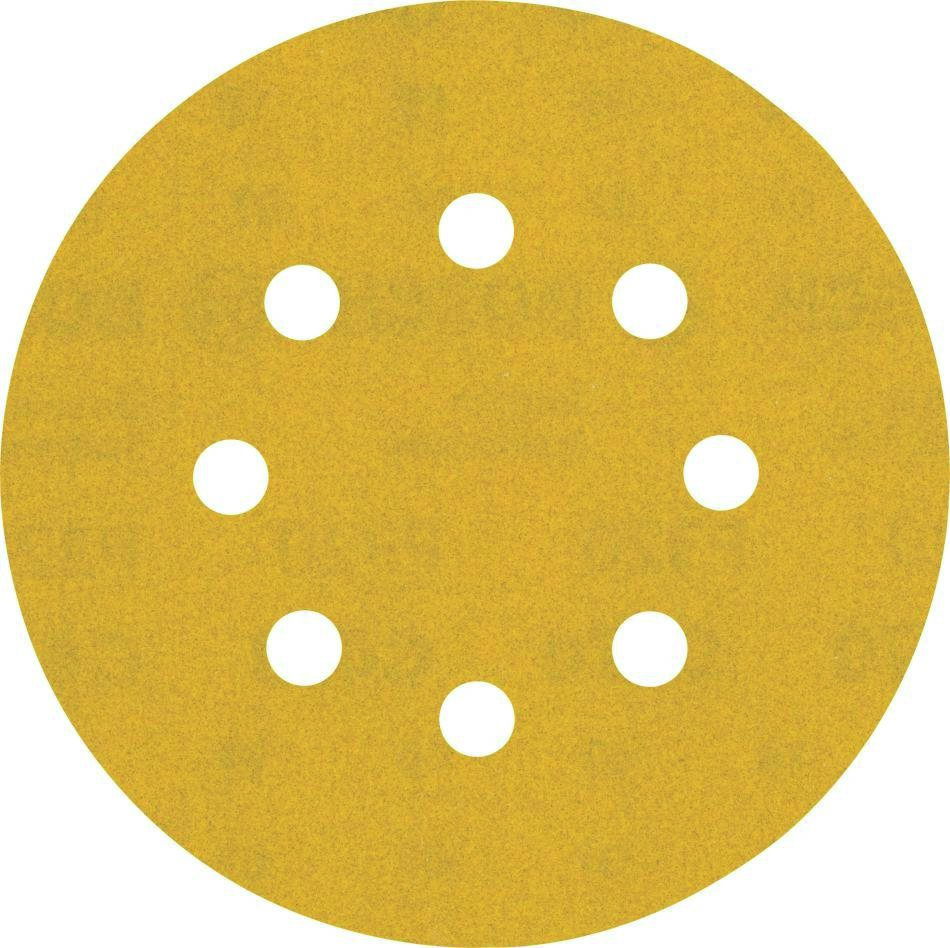 Bosch Blauw Accessoires 2608900915 Expert C470 schuurpapier met 8 gaten voor excenterschuurmachines 125 mm, K320 50 stuks