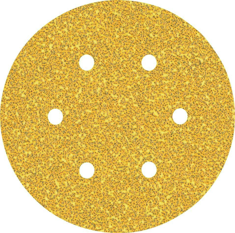 Bosch Blauw Accessoires 2608900917 Expert C470 schuurpapier met 6 gaten voor excenterschuurmachines 150 mm, K40 50 stuks