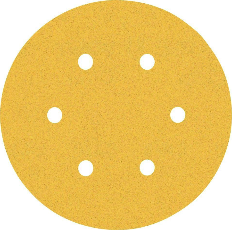 Bosch Blauw Accessoires 2608900921 Expert C470 schuurpapier met 6 gaten voor excenterschuurmachines 150 mm, K120 50 stuks